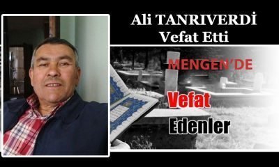 Ali TANRIVERDİ Vefat Etti
