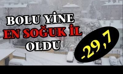 Bolu En Soğuk İl Oldu