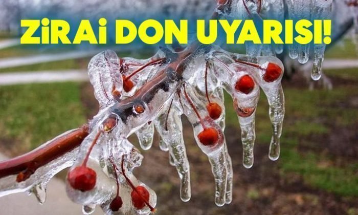 Bölgemiz İçin Zirai Don Uyarısı Yenilendi