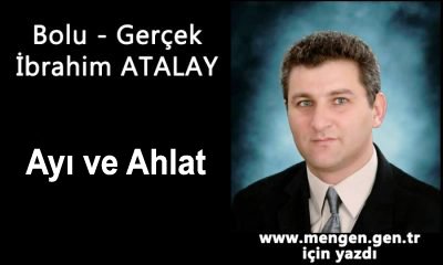 Ayı ve Ahlat -İbrahim ATALAY
