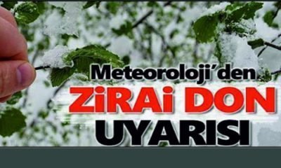 Zirai Don Uyarısı Yapıldı