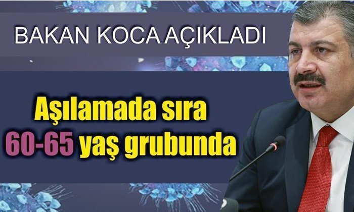 Önümüzdeki Hafta Aşılamada Sıra 60-65 Yaş Grubunda