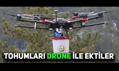 Tohumları Drone ile Ektiler