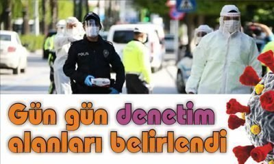 Gün Gün Denetim Alanları Belirlendi