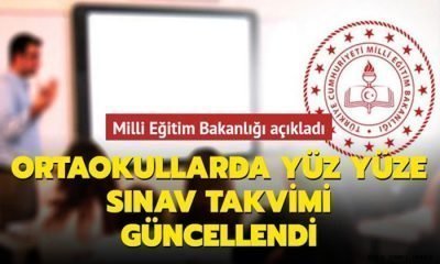 MEB’den Ortaokullarda Yüz Yüze Sınav Açıklaması