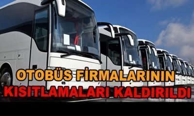 Otobüs Yolculuklarındaki Kısıtlamalar Kaldırıldı