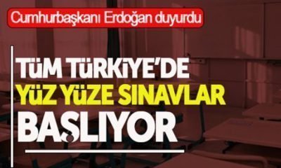Yüz Yüze Sınavlar Başlıyor