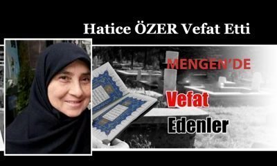 Hatice ÖZER (70) Vefat Etti