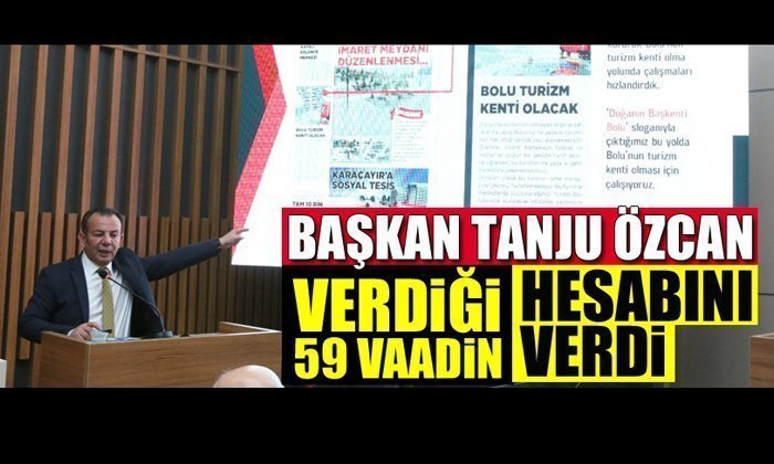 Başkan Özcan, 59 Vaadi için Bilgilendirme Yaptı