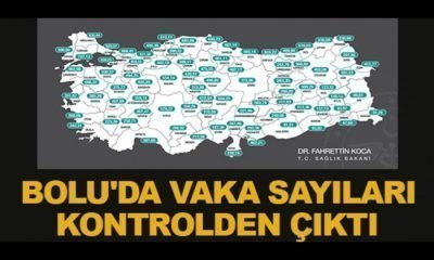 BOLU’DA VAKA SAYILARI KONTROLDEN ÇIKTI