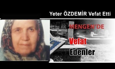 Yeter ÖZDEMİR Vefat Etti