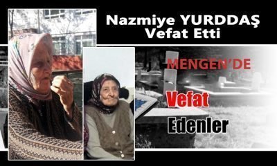Nazmiye YURDDAŞ Vefat Etti