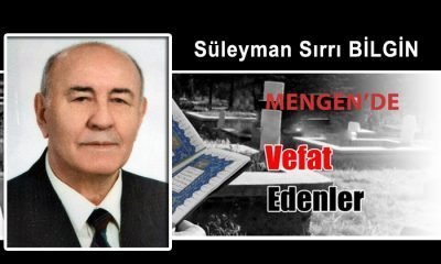 Süleyman Sırrı BİLGİN Vefat Etti
