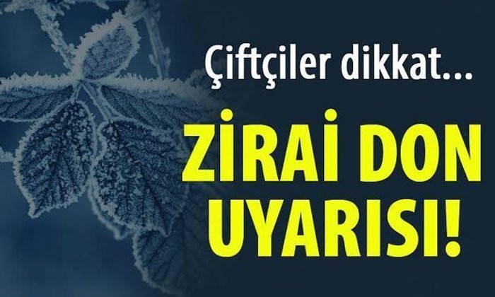 Meteorolojiden Uyarı
