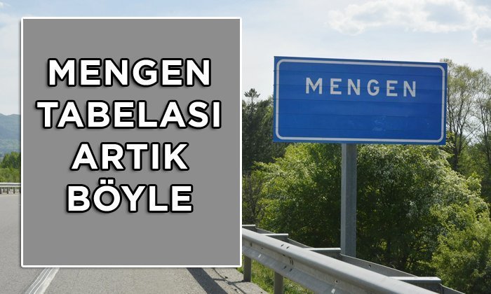 Mengen’de tabelalardan nüfus ve rakım bilgileri kaldırıldı