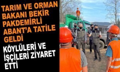 Bolu’ya Tatile Geldi İşçileri Ziyaret Etti