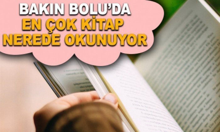 BOLU’DA EN ÇOK KİTAP MENGEN’DE OKUNUYOR