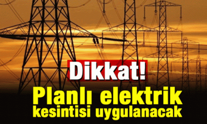 Planlı elektrik kesintisi olacak! Bilgilendirmede Mengen de var
