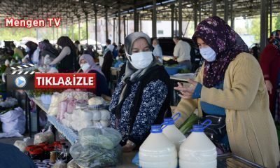 Mengen’de Tam Kapanmanın İkinci Halk Pazarından