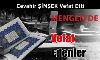 Cevahir ŞİMŞEK Vefat Etti