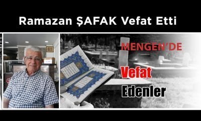 Ramazan ŞAFAK (79) Vefat Etti
