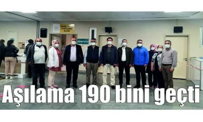 Bolu’da Aşılama 190 Bini Geçti