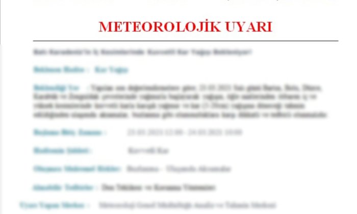 Meteoroloji Uyardı: Gökgürültülü sağanak yağışa dikkat!