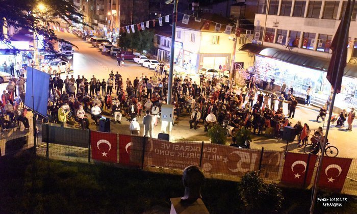 Mengen’de 15 Temmuz Töreni
