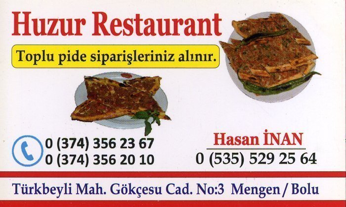 Huzur Restaurant ve Pide Salonu