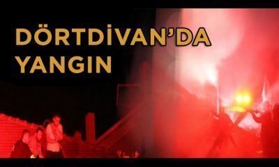 Ahır ve Samanlık Alev Alev