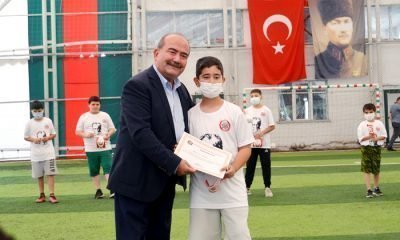 Yaz Spor Okulu Öğrencilerine Sertifikaları Dağıtıldı