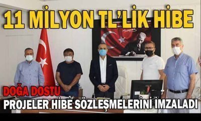 DOĞA DOSTU PROJELER HİBE SÖZLEŞMELERİNİ İMZALADI