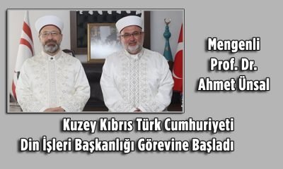 Mengenli Prof. Dr. Ahmet Ünsal Görevine Başladı