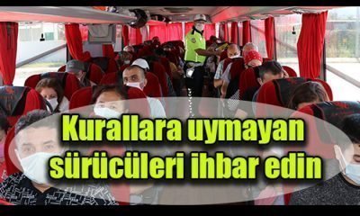 Kurallara Uymayan Sürücüleri İhbar Edin