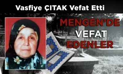 Vasfiye ÇITAK Vefat Etti