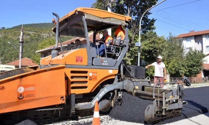 Gökçesu’da Ana Cadde Asfaltlanıyor