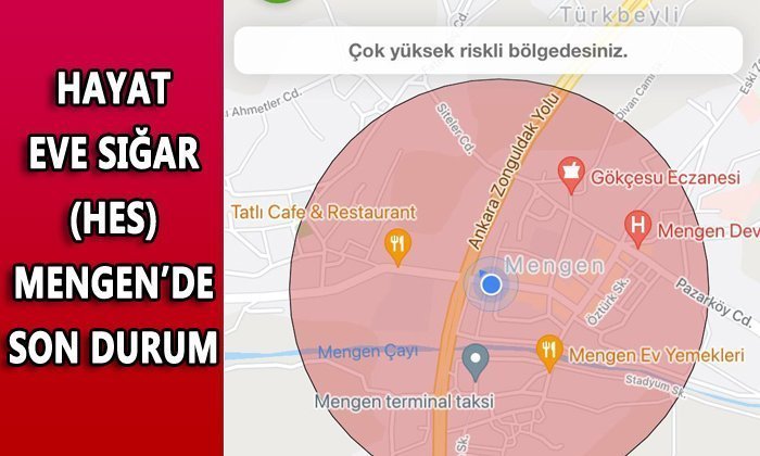 Mengen: “Çok Yüksek Riskli Bölgedesiniz”
