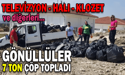 Doğa İçin Kolları Sıvayan Gönüllüler 7 Ton Çöp Topladı