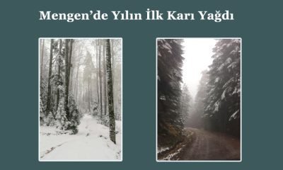 Mengen’e Yılın İlk Karı Düştü
