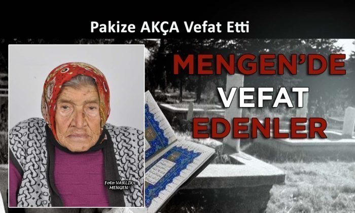 Pakize AKÇA Vefat Etti