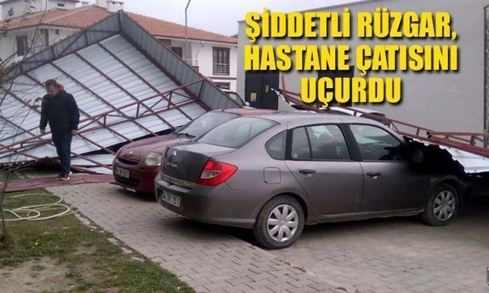 Fırtına Göynük’te Hastane Çatısını Uçurdu