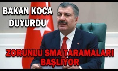 Zorunlu SMA Taramaları Başlıyor