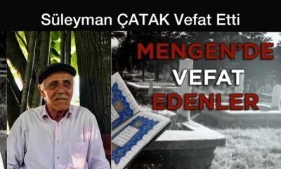 Süleyman ÇATAK Vefat Etti
