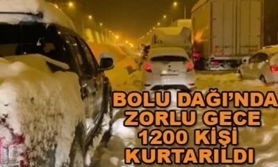 Bolu Dağı’nda Zorlu Gece