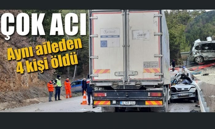 Göynük’te Feci Kaza