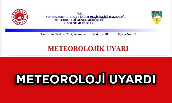 Mengen için kuvvetli kar yağışı uyarısı yapıldı