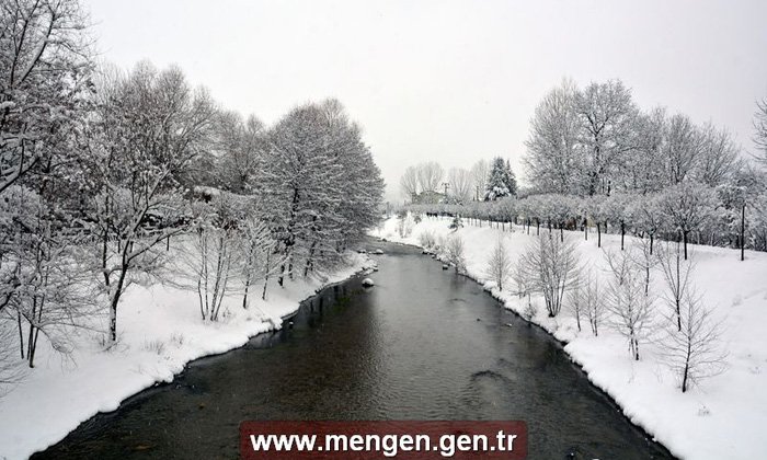 Mengen Beyaz Örtüyle Kaplandı – Foto Galeri