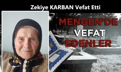Zekiye KARBAN Vefat Etti