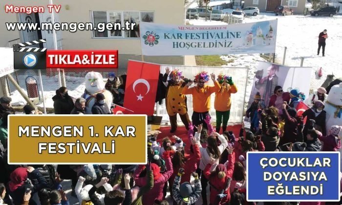 Mengen, Kar Festivalinde Doyasıya Eğlendi // (Video ve Fotoğraf Haber)