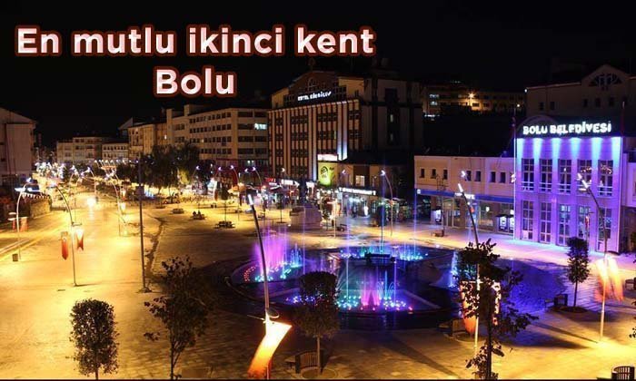 En mutlu ikinci kent Bolu